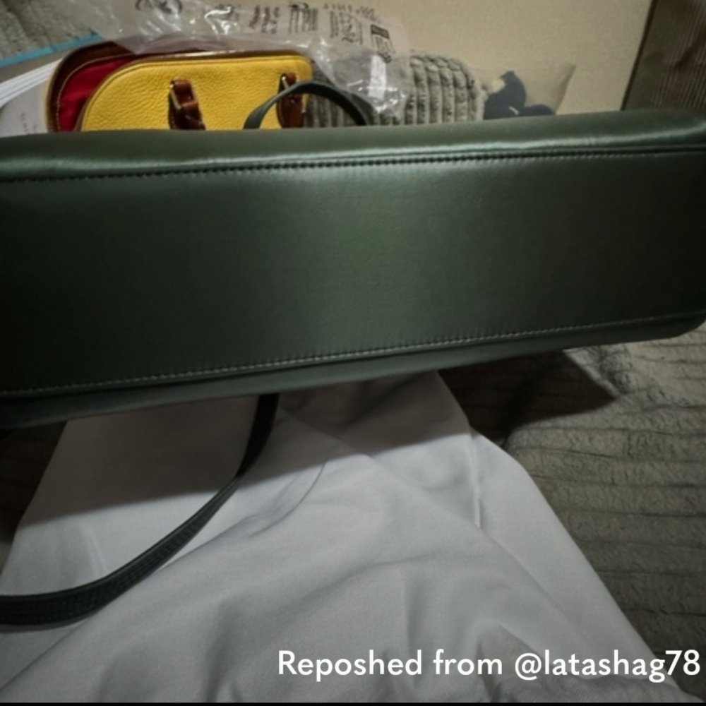 NWT Telfar Puff Shopper Green Quilted Tote  Bag - Picture 5 of 8